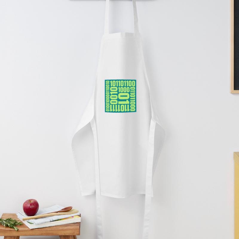 Binary Code Program Language Cooking Apron