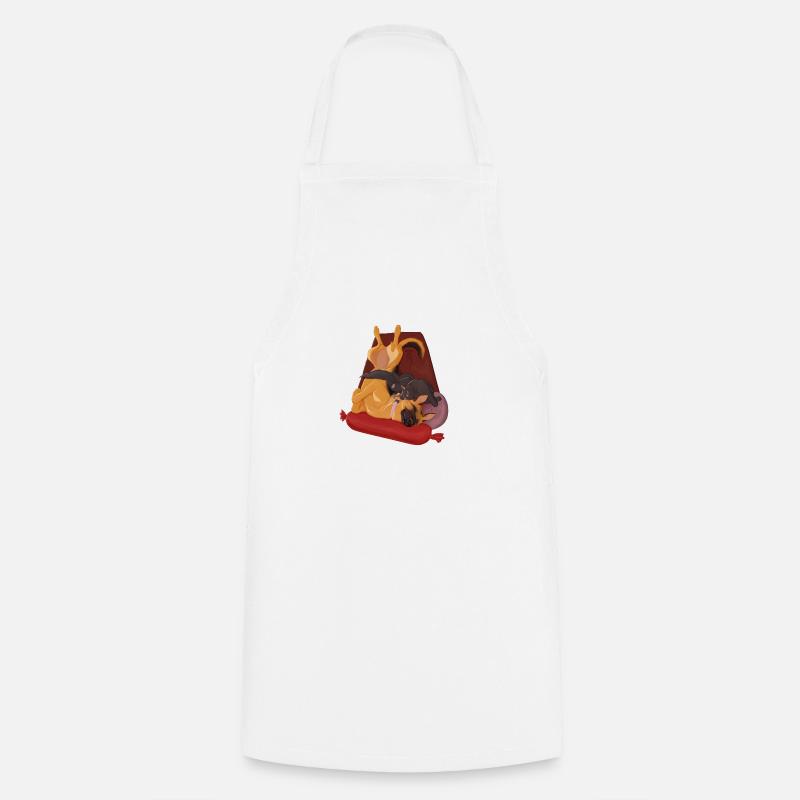 Sleep on your back - Cooking Apron - white