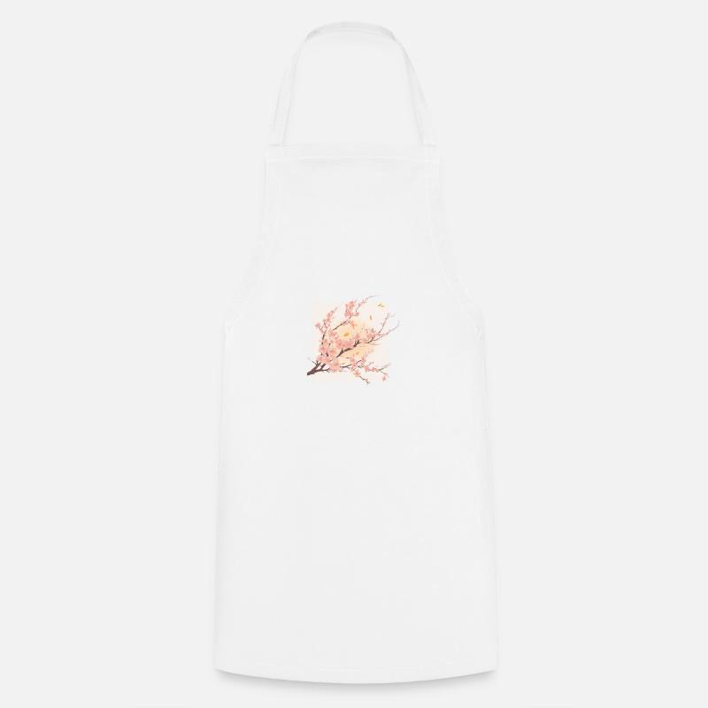 Sakura blooming - Cooking Apron - white