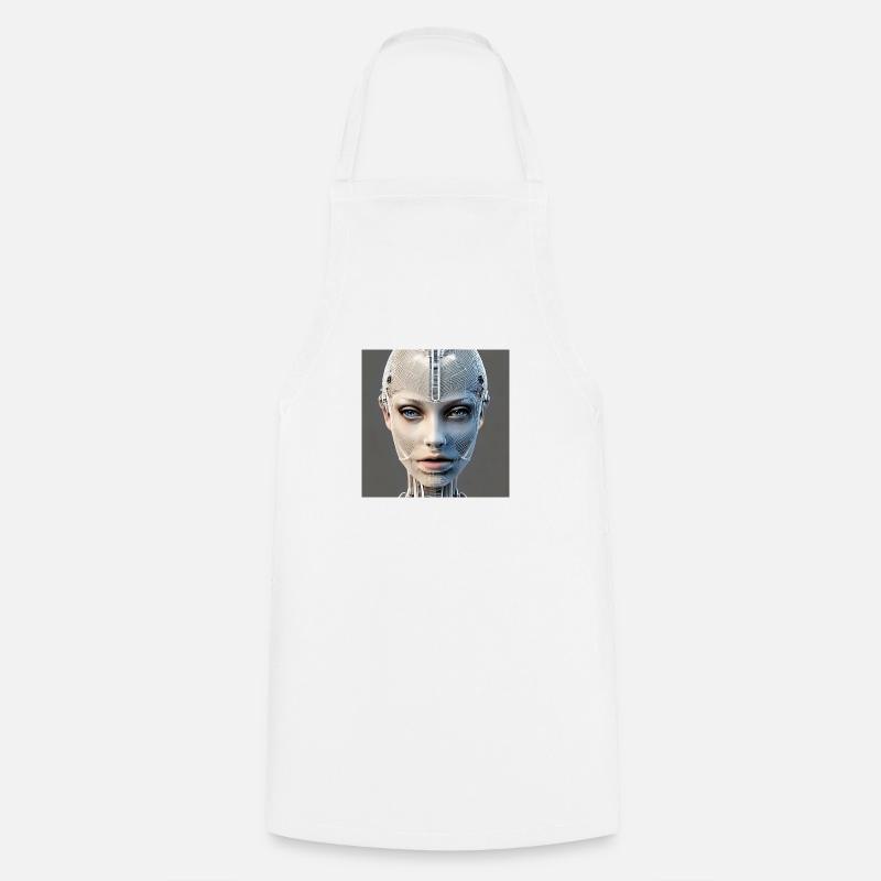 Beautiful android - Cooking Apron - white