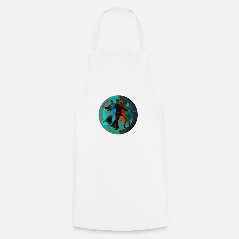le peuple danse - Tablier de cuisine - blanc