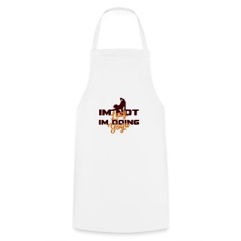 Animaux - Tablier de cuisine - blanc - Devant - AI Model Male 185 dark (185cm)