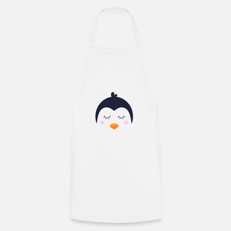 Manchot pygmée - Tablier de cuisine - blanc