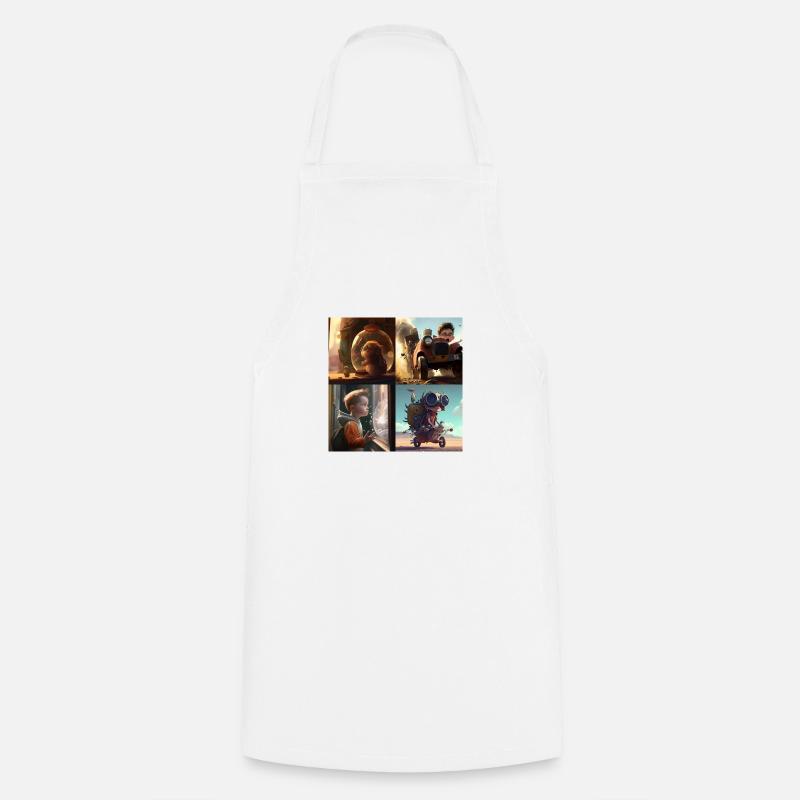 innovation by me - Tablier de cuisine - blanc