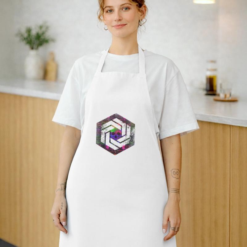 Codage géométrique du programmeur de programmation hexagonale Tablier de cuisine