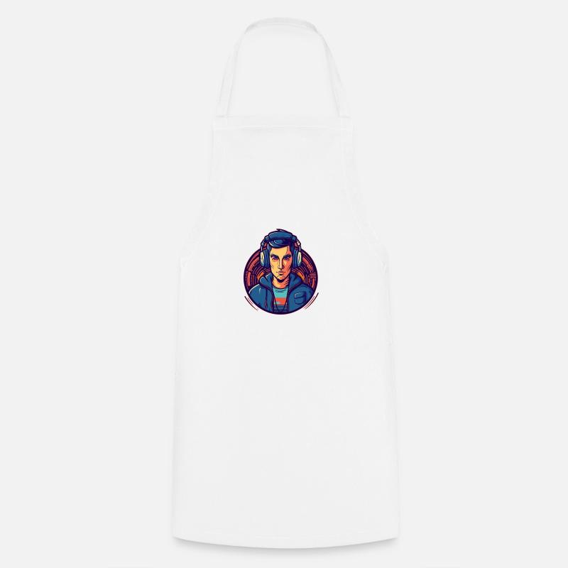 DJ Niceguy - Tablier de cuisine - blanc