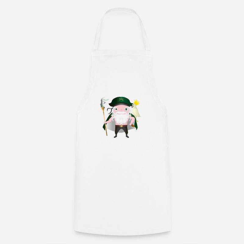 Captain Plank - Cooking Apron - white