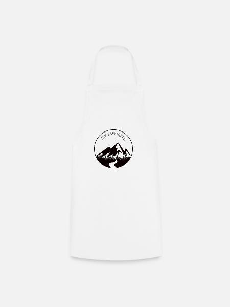 Bergsteiger - My Favorite - Kochschürze - Weiß