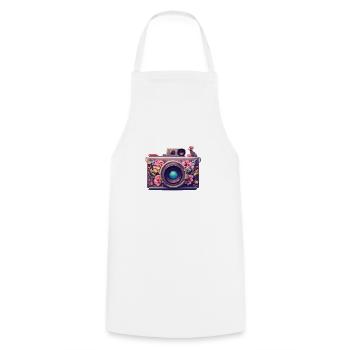 Photographer Funny Photographing Camera Photographers - Cooking Apron - white - Front - AI Model Male 185 dark (185cm)