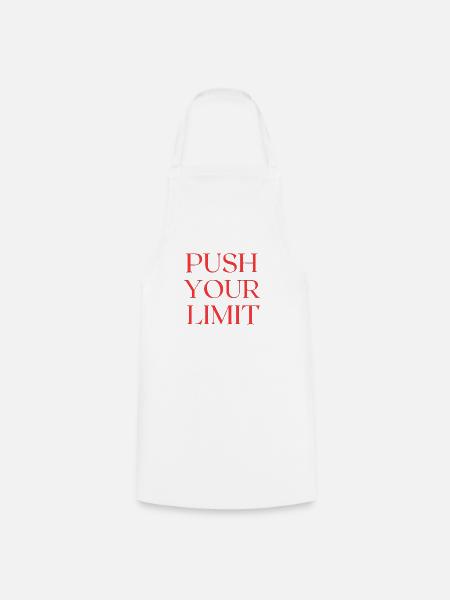 Push your limit - Kochschürze - Weiß