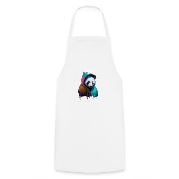 SB Panda - Kochschürze - Weiß - Vorne - AI Model Male 185 dark (185cm)