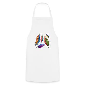 Stylo - Tablier de cuisine - blanc - Devant - AI Model Male 185 dark (185cm)