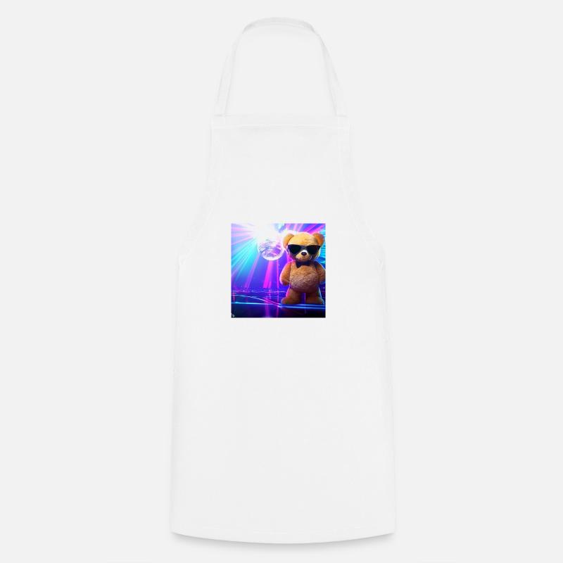 Ours Taddy - Tablier de cuisine - blanc