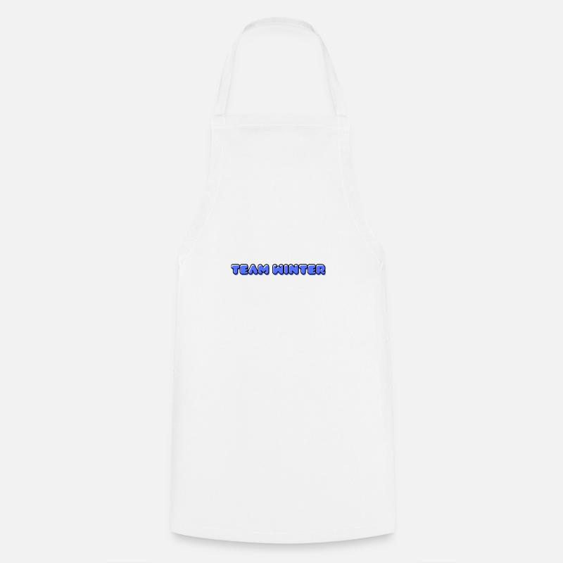 TEAM WINTER - Tablier de cuisine - blanc