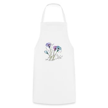 Fleur - Tablier de cuisine - blanc - Devant - AI Model Male 185 dark (185cm)