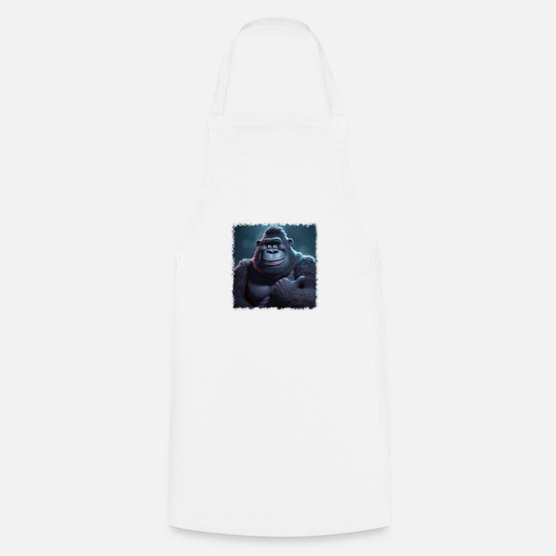 Gorille cool - Tablier de cuisine - blanc