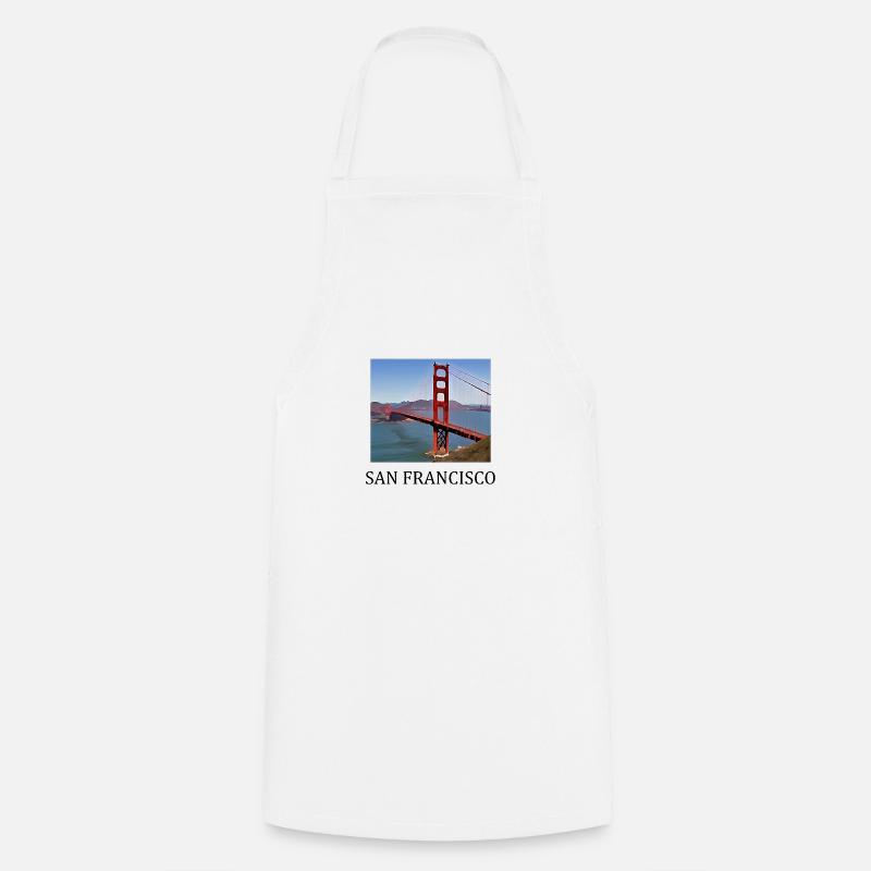 San Francisco - Cooking Apron - white