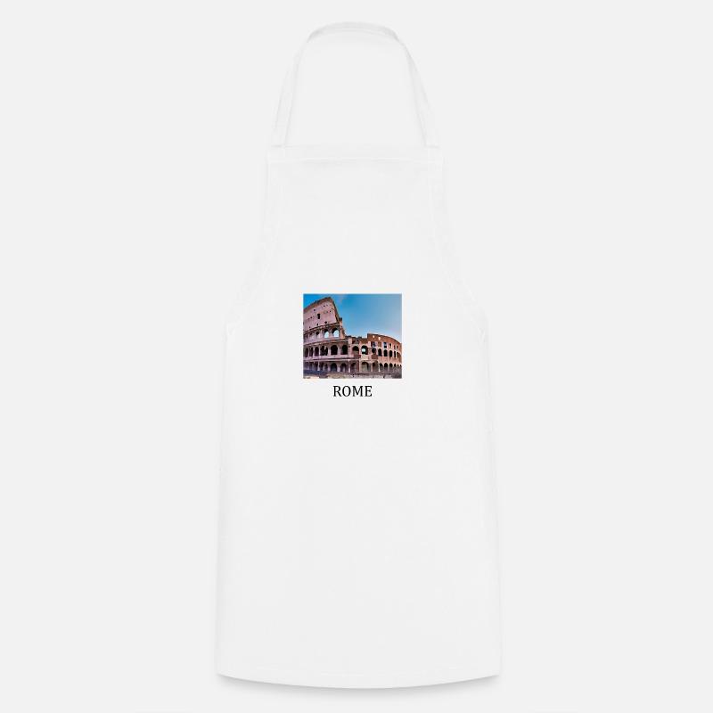 Rome - Tablier de cuisine - blanc
