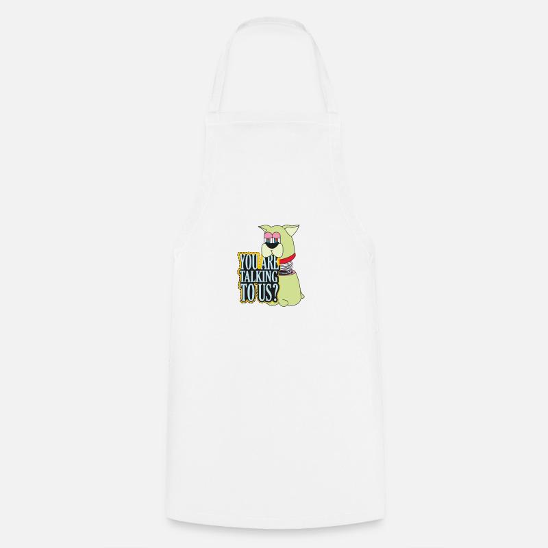 PARLANTE - Grembiule da cucina - bianco