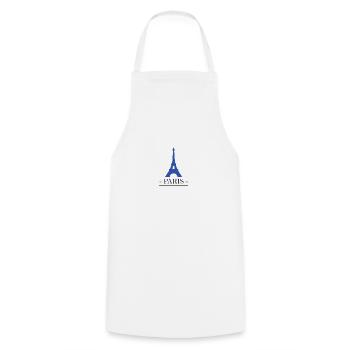 Paris - Tablier de cuisine - blanc - Devant - AI Model Male 185 dark (185cm)