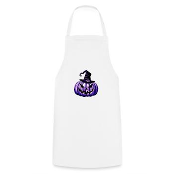Halloween Pumpkin Costume Pumpkin Costume Gift - Cooking Apron - white - Front - AI Model Male 185 dark (185cm)