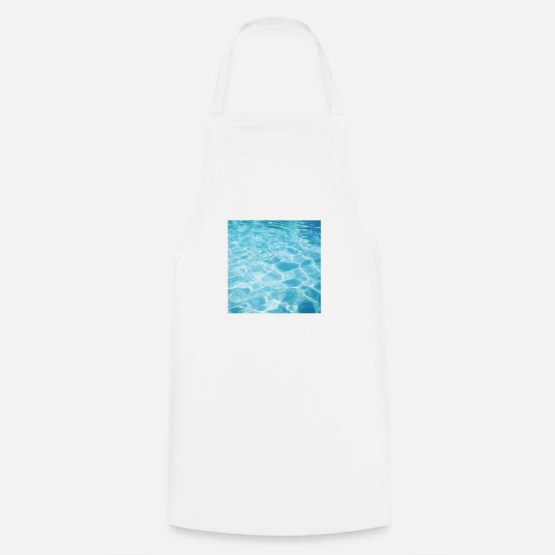 Pool water - Cooking Apron - white