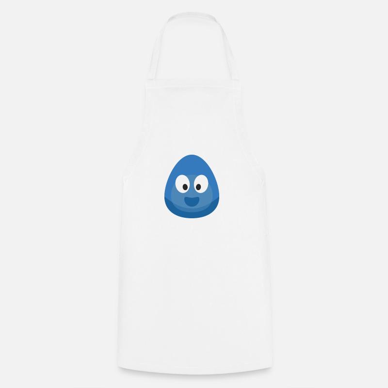 Élément Eau (Bulle) - Tablier de cuisine - blanc