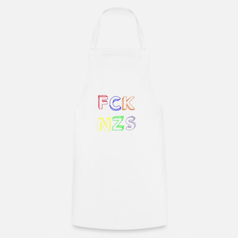 FCK NZS - Tablier de cuisine - blanc