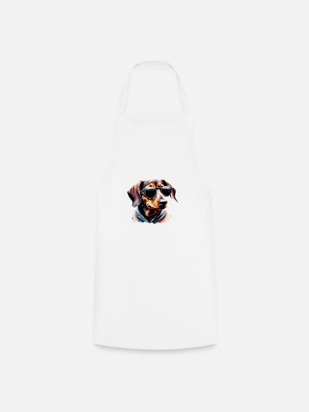 Dachshund Hunde Dackelwelpe Hund Hundehalter - Kochschürze - Weiß