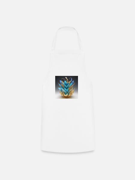 Blumenvase Origami-Stil - Kochschürze - Weiß