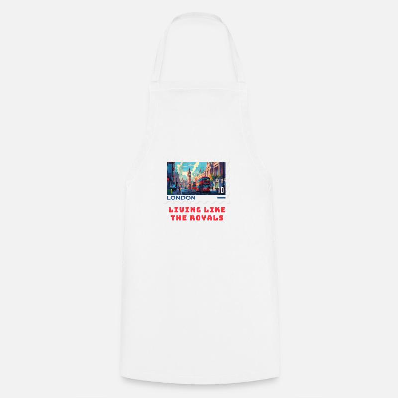 London - Cooking Apron - white