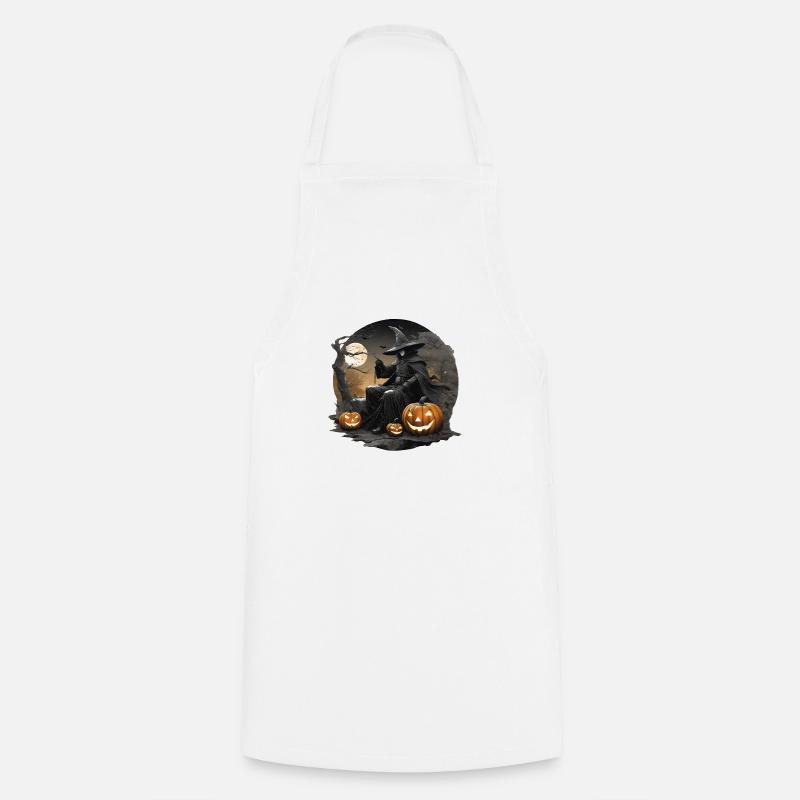 Halloween - Cooking Apron - white