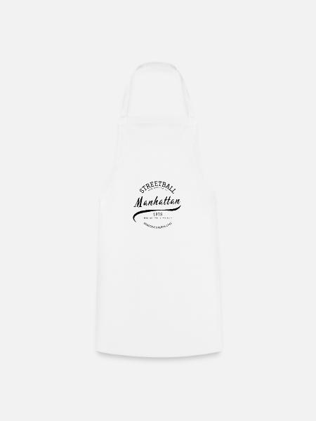 Borough Sports Line - Manhattan - blkprnt - Kochschürze - Weiß