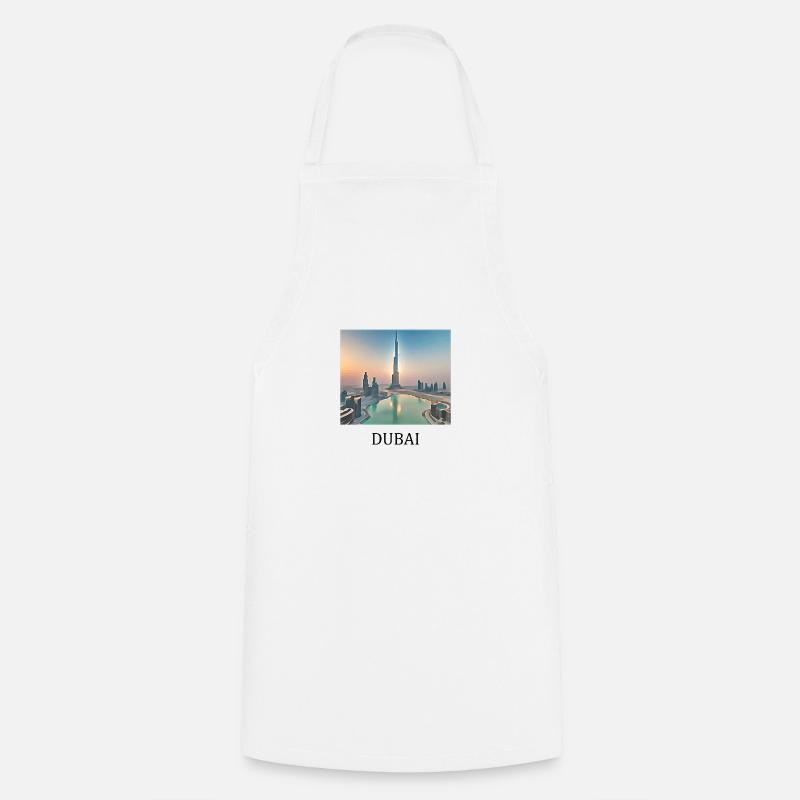 Dubai - Cooking Apron - white