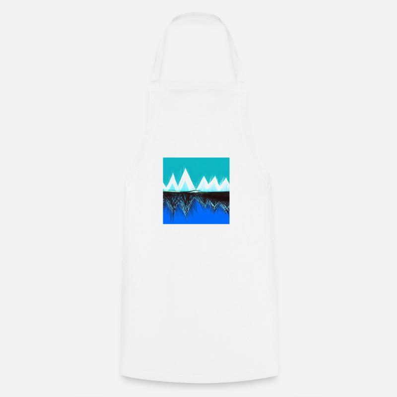 Dreamlike highs and hidden lows - Cooking Apron - white