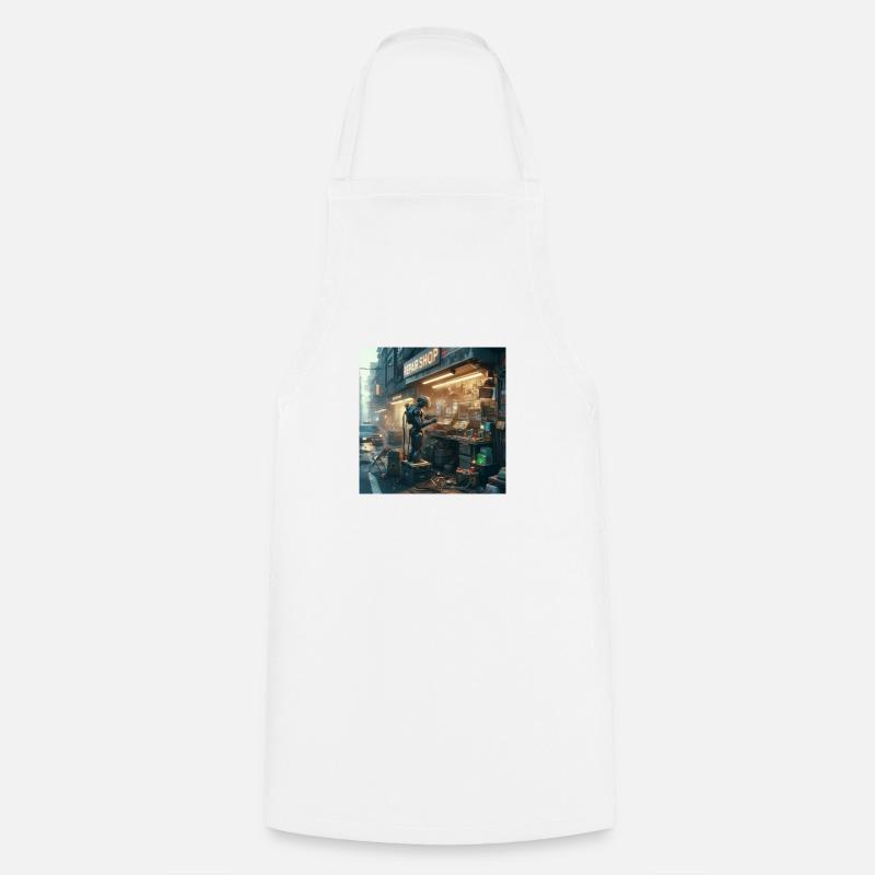 Futur atelier de réparation - Tablier de cuisine - blanc