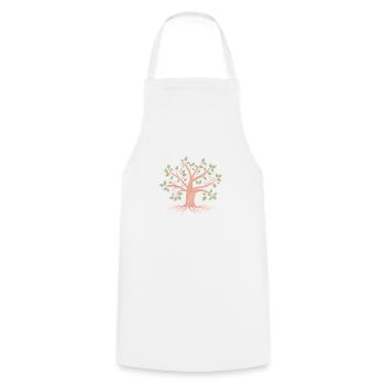 Tree of Life Tree of Life Meditation Yoga - Cooking Apron - white - Front - AI Model Male 185 dark (185cm)