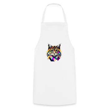 Maine Coon Cat Kitten Cat Owner Male Cat - Cooking Apron - white - Front - AI Model Male 185 dark (185cm)