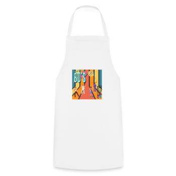 Retro Roller Groove - Cooking Apron - white - Front - AI Model Male 185 dark (185cm)