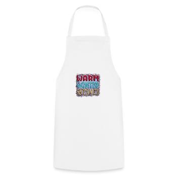 Warm winter wishes - Cooking Apron - white - Front - AI Model Male 185 dark (185cm)