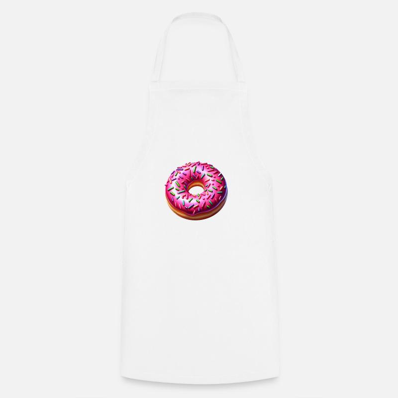 Donut - Kochschürze - Weiß