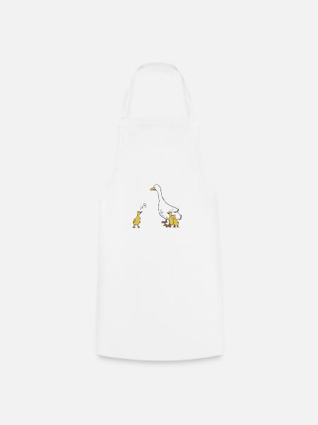Gänse Nöööö - Kochschürze - Weiß