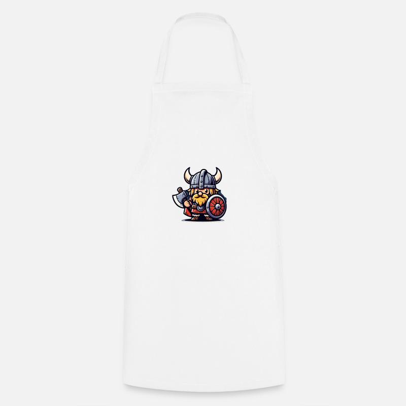 Petit Viking - Tablier de cuisine - blanc