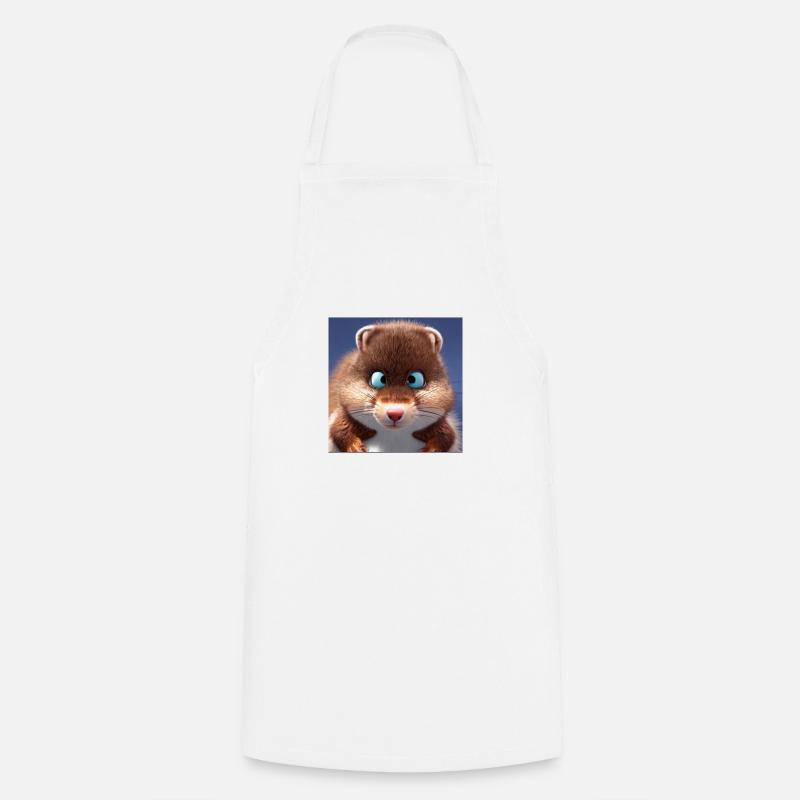 Squirrel Schieli - Eichhörnchen mit Silberblick - Kochschürze - Weiß
