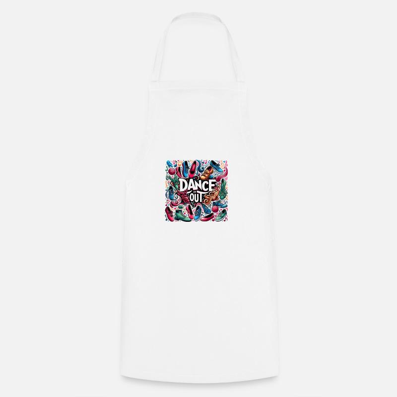 Rhythm in Motion - Cooking Apron - white