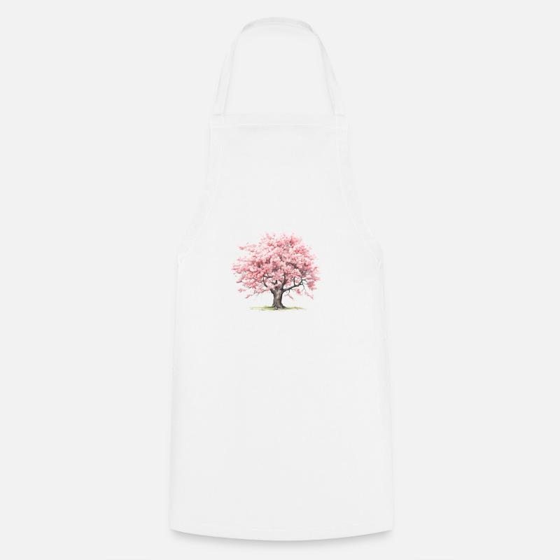 Sakura - Kochschürze - Weiß