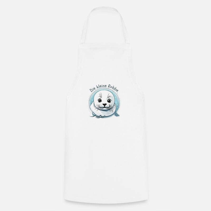 Phoque - Tablier de cuisine - blanc