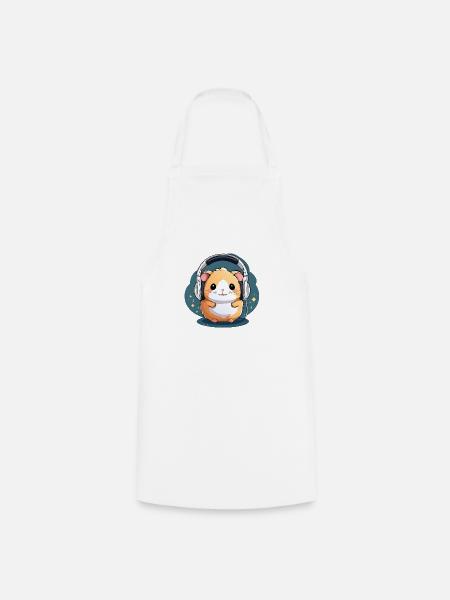 gaming hamster - Kochschürze - Weiß