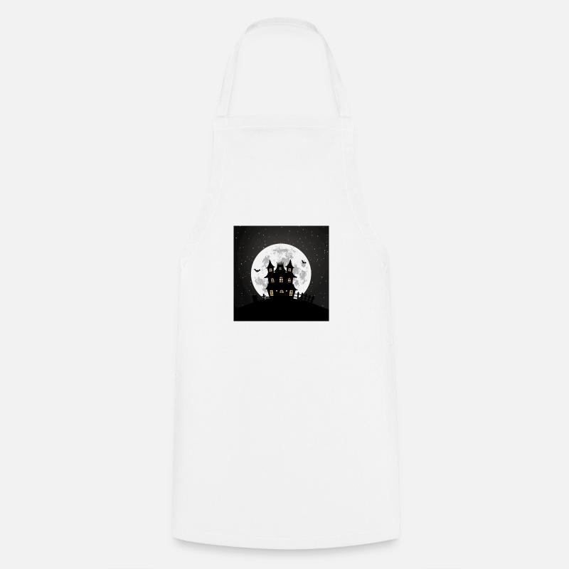 Haunted house - Cooking Apron - white