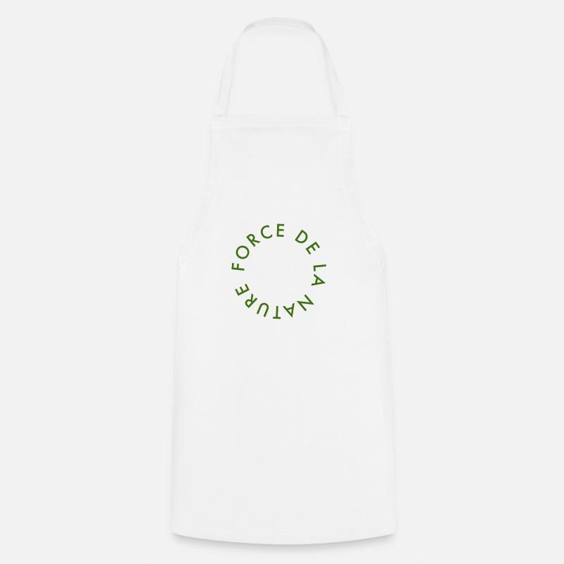 Force de la Nature - Tablier de cuisine - blanc
